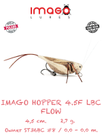Воблер IMAGO LURES HOPPER 4.5F FLOW (без лопатки), 2,7гр., цвет LBC