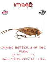 Воблер IMAGO LURES HOPPER 3.5F FLOW (без лопатки), 1,7гр., цвет DBC