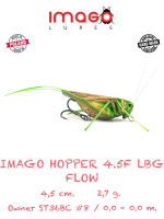 Воблер IMAGO LURES HOPPER 4.5F FLOW (без лопатки), 2,7гр., цвет LBG