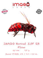 Воблер IMAGO LURES HORNET 35F FLOW (без лопатки), 2,5гр., цвет RB