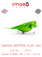 Воблер IMAGO LURES HOPPER 4.5F, 3,3гр., цвет GN