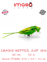 Воблер IMAGO LURES HOPPER 3.5F, 2,2гр., цвет GN