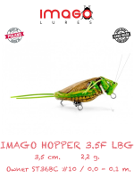 Воблер IMAGO LURES HOPPER 3.5F, 2,2гр., цвет LBG