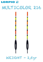 Поплавок LORPIO CLASSIC MULTICOLOR 216(2шт.)